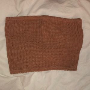 Burnt orange crochet tube top. Pacsun size XS